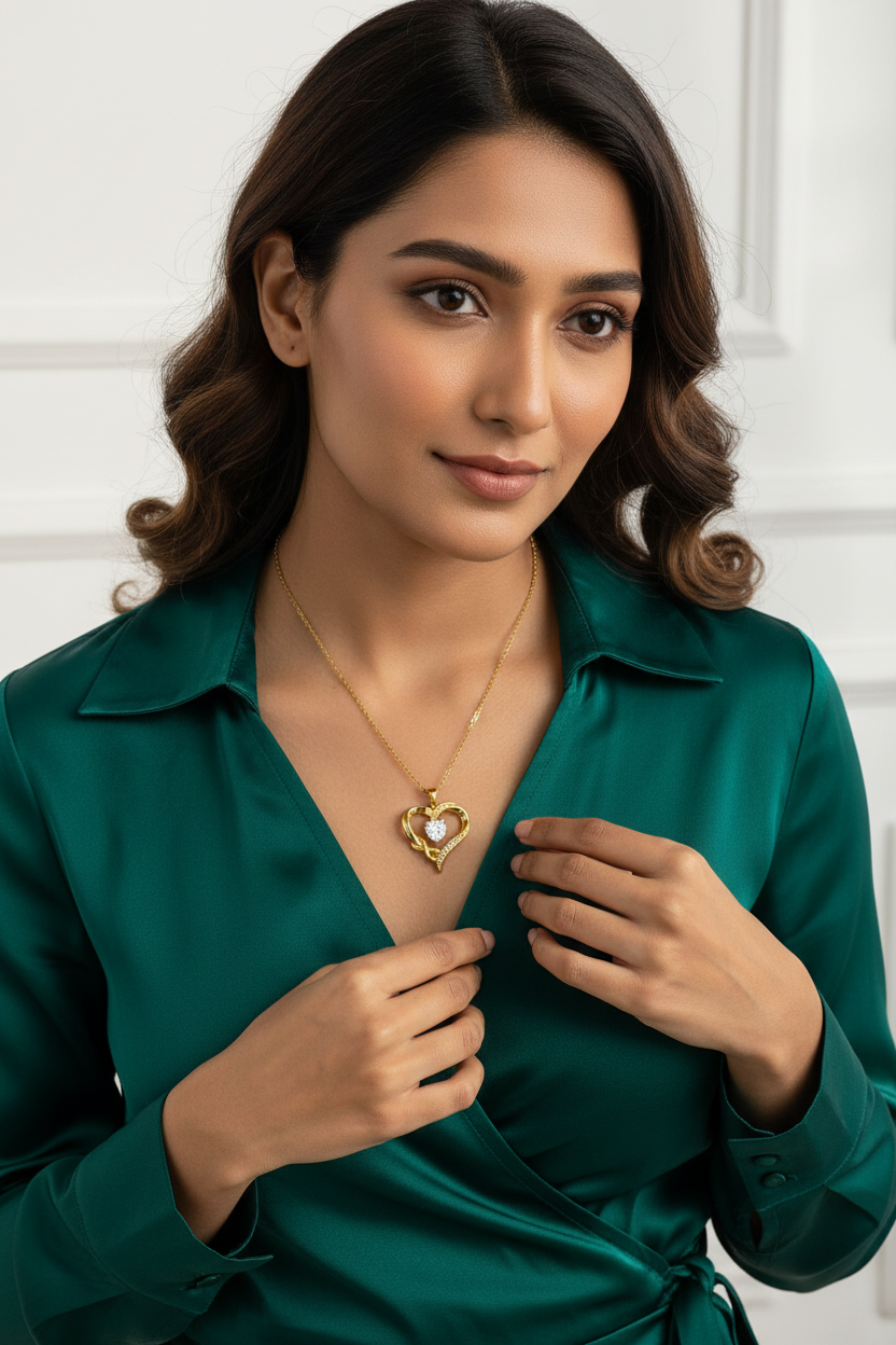 Crystal Heart Pendant