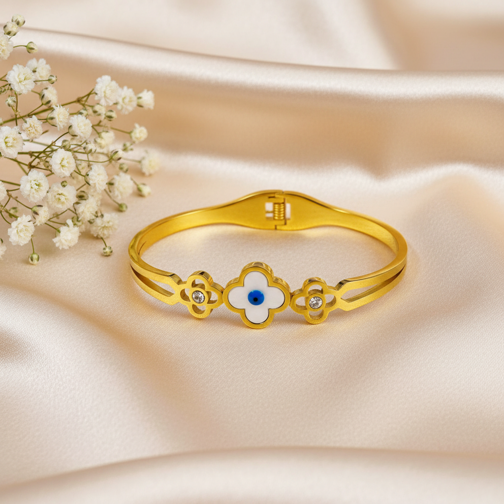 Modern "Evil Eye"  Protection Collection Bangle