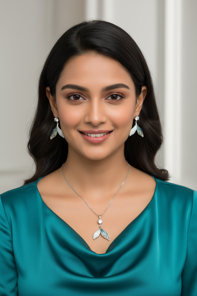 Mermaid/Fish Tail Set (Silver)