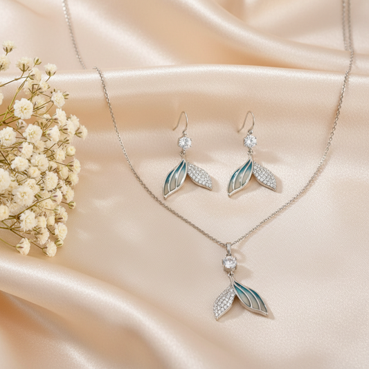 Mermaid/Fish Tail Set (Silver)