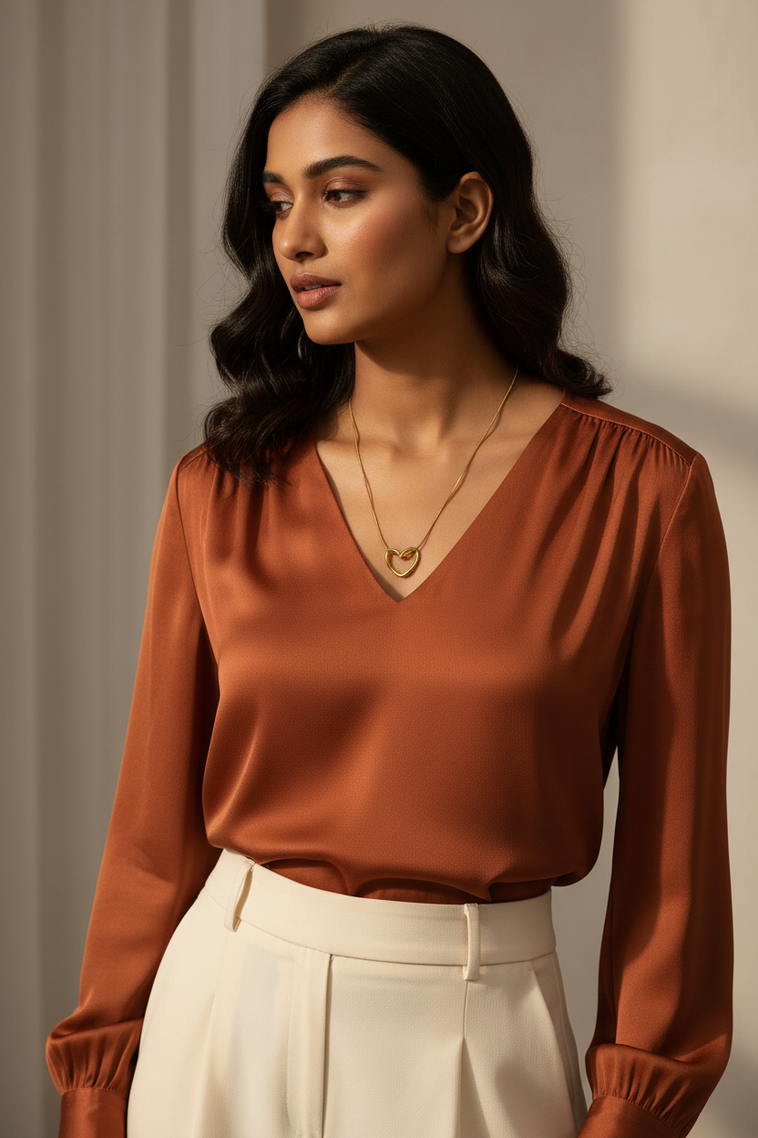 Knotted Gold Heart Pendant