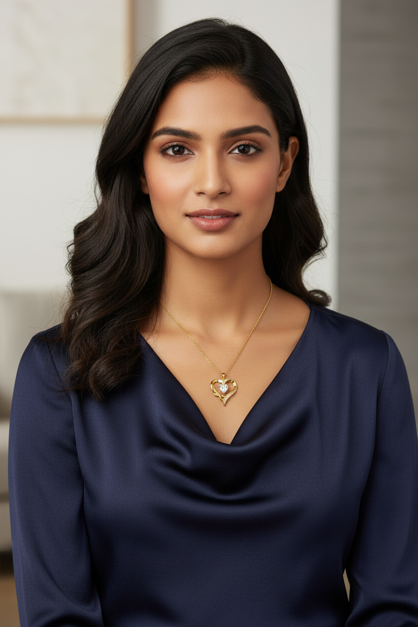 Crystal Heart Pendant