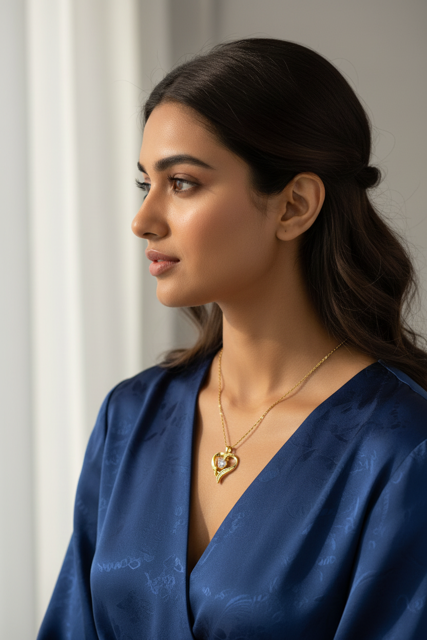 Crystal Heart Pendant