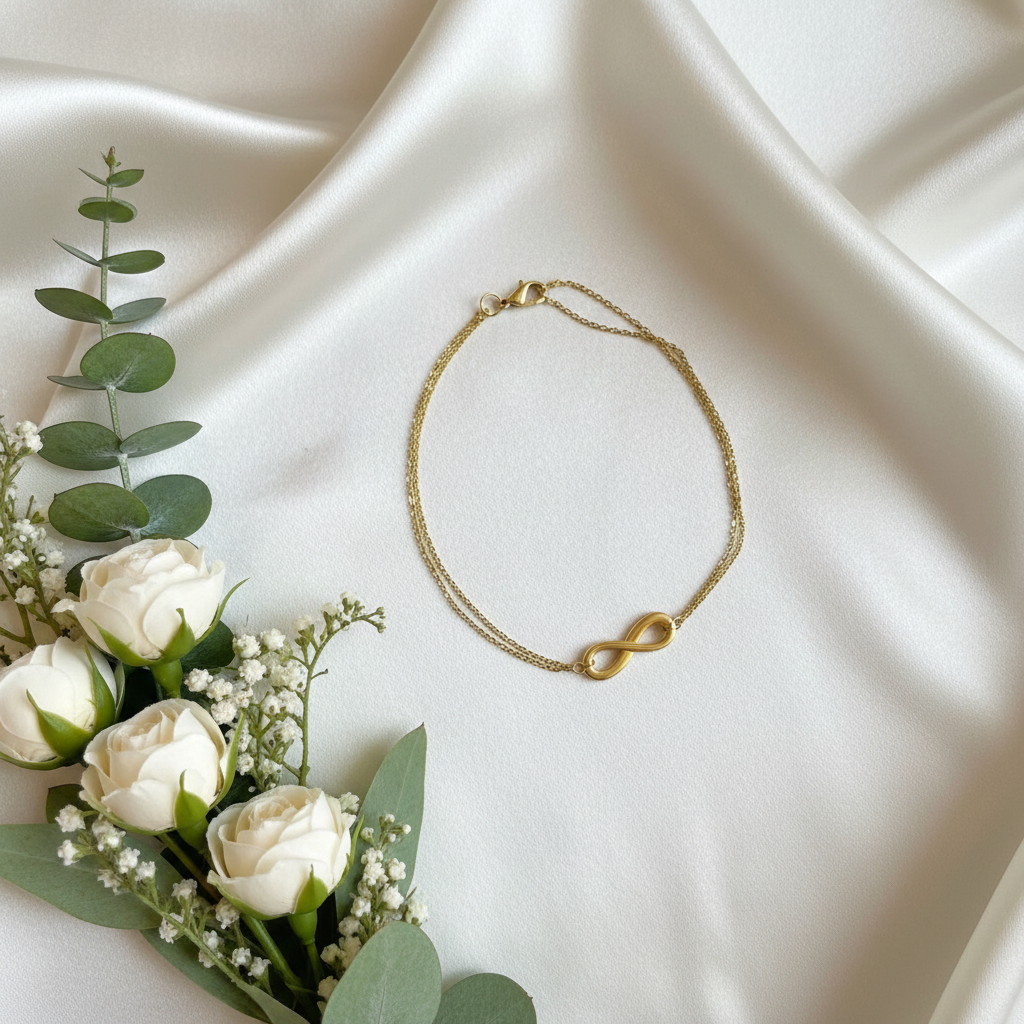 Gold Infinity Symbol Bracelet